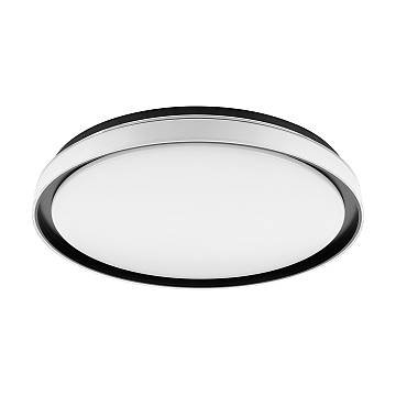 Plafoniera Minimal Seluci Acciaio Nero 4 Luci Led Integrato 10W Plafoniera Minimal Seluci Acciaio Nero 4 Luci Led Integrato 10W