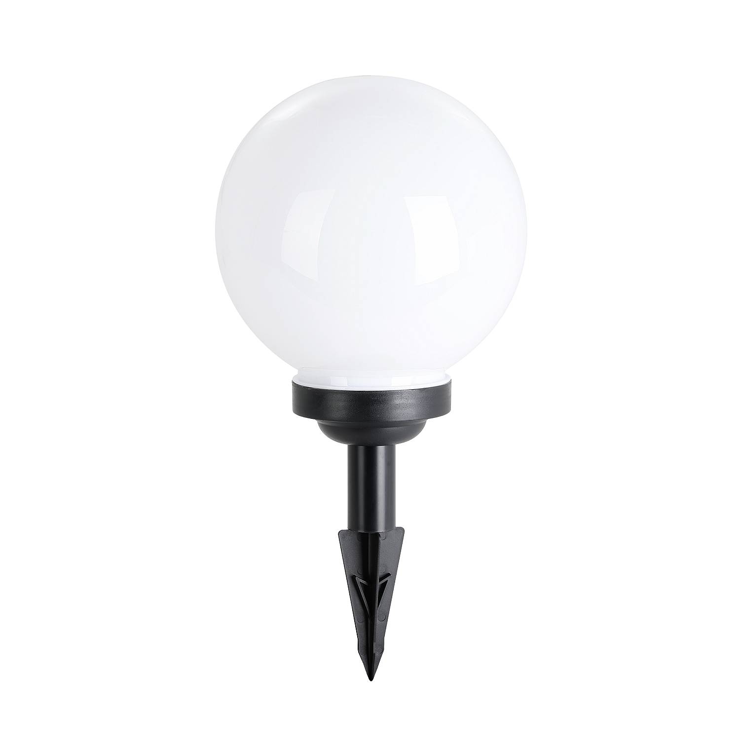 Esterno Solare Moderno Puglia Plastiche Nere Bianco Led 0,2W Ip44 Small 22442