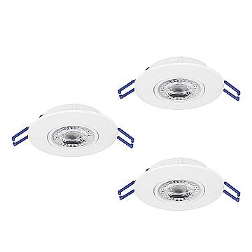 Faretto Incasso Moderno Gedrez Plastiche Bianche Trasparente Led 4,9W 1560Lm Faretto Incasso Moderno Gedrez Plastiche Bianche Trasparente Led 4,9W 1560Lm