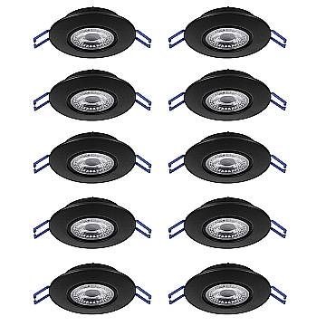 Faretto Incasso Moderno Gedrez Plastiche Nere Trasparente Led 4,9W 5200Lm Ip20 Faretto Incasso Moderno Gedrez Plastiche Nere Trasparente Led 4,9W 5200Lm Ip20