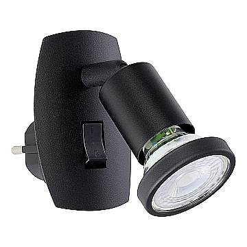 Applique Presa Moderna Parrini Metallo Nero 1 Luce Gu10 4,5 Ip20 Applique Presa Moderna Parrini Metallo Nero 1 Luce Gu10 4,5 Ip20