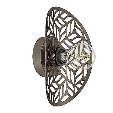 Applique Rustica Country Swaby Acciaio Bronzo 1 Luce E27 Ip20