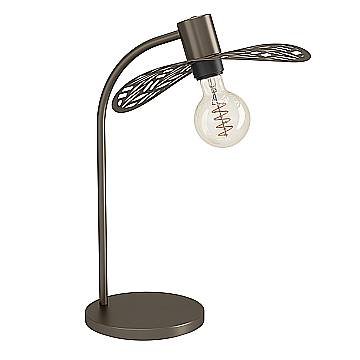 Lampada Scrivania Industrial Minimal Swaby Acciaio Bronzo 1 Luce E27 Ip20