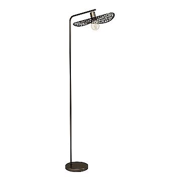 Piantana Industrial Minimal Swaby Acciaio Bronzo 1 Luce E27 Ip20