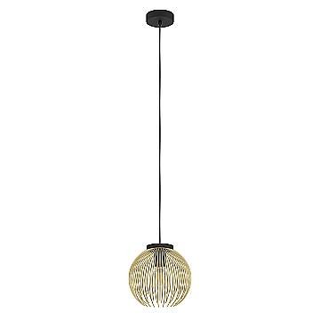 Sospensione Industrial-Nordico Acciaio Nero E Oro 1 Luce E27 D.23,5Cm Sospensione Industrial-Nordico Acciaio Nero E Oro 1 Luce E27 D.23,5Cm