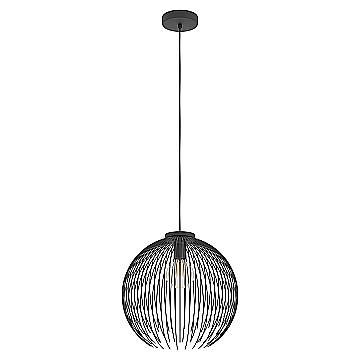 Sospensione Industrial-Nordico Acciaio Nero 1 Luce E27 D.40Cm Sospensione Industrial-Nordico Acciaio Nero 1 Luce E27 D.40Cm