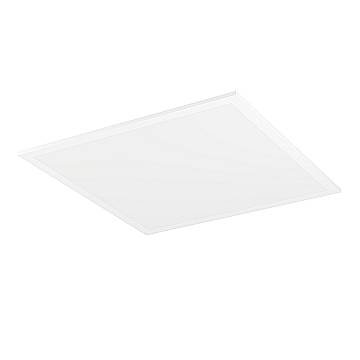 Plafoniera Contemporanea Moradillo Acciaio Bianco Plastica Led 18,8W 2300Lm