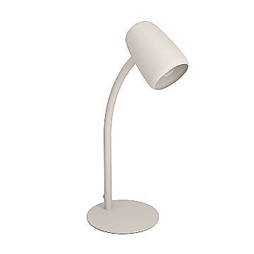 Lampada Scrivania Moderna Carlo Acciaio Marrone 1 Luce E14 Ip20