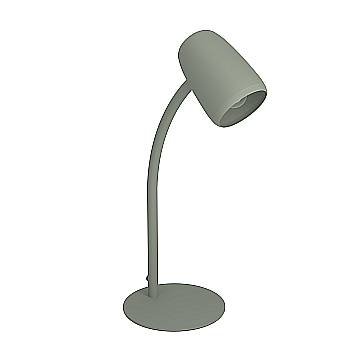Lampada Scrivania Moderna Carlo Acciaio Verde 1 Luce E14 Ip20