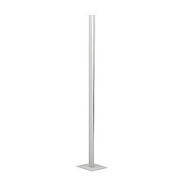 Piantana Minimal Bolognano-Z Alluminio Grigio 2 Luci Led 25,2W 1150+1650Lm Ip20