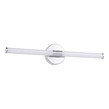 Quadri E Specchi Ramola Acciaio Cromo Plastiche Bianche Led 11W 1200Lm Ip44