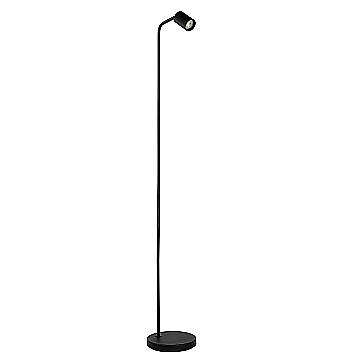 Piantana Industrial Minimal Rigomagno Acciaio Nero 1 Luce Gu10 Ip20