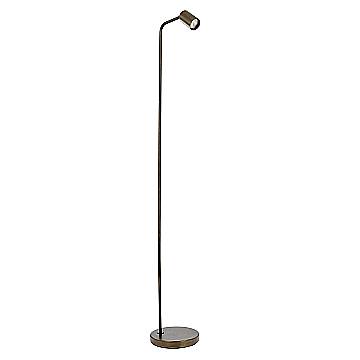 Piantana Industrial Minimal Rigomagno Acciaio Bronzo 1 Luce Gu10 Ip20