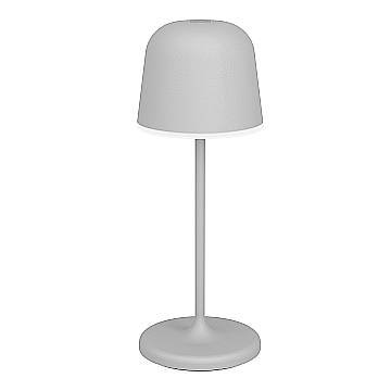 Lampada Ricaricabile Moderna Mannera-S Alluminio Grigio Led 1,8W 170Lm Ip54