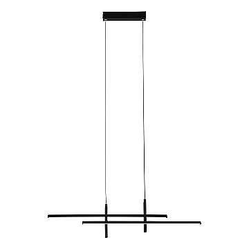 Sospensione Moderna Trepiliano Alluminio Nero Plastiche Bianche Led 20W 2500Lm Sospensione Moderna Trepiliano Alluminio Nero Plastiche Bianche Led 20W 2500Lm
