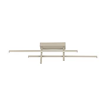 Plafoniera Moderna Trepiliano Alluminio Marrone Plastiche Bianche Led 20W 2500Lm