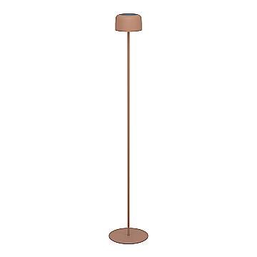 Lampada Ricaricabile Moderna Roccanova-L Acciaio Arancione Led 2,8W 270Lm Ip44