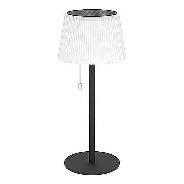 Lampada Ricaricabile Moderna Scordiano Acciaio Nero Led 2,3W 220Lm Ip44