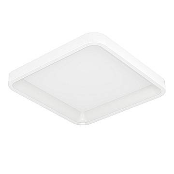Plafoniera Moderna Loretello-Z Acciaio Bianco Plastica Led 20W 2500Lm Ip20