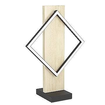 Lampada Scrivania Rustico Country Boyal Metallo Marrone Led 13W Ip20