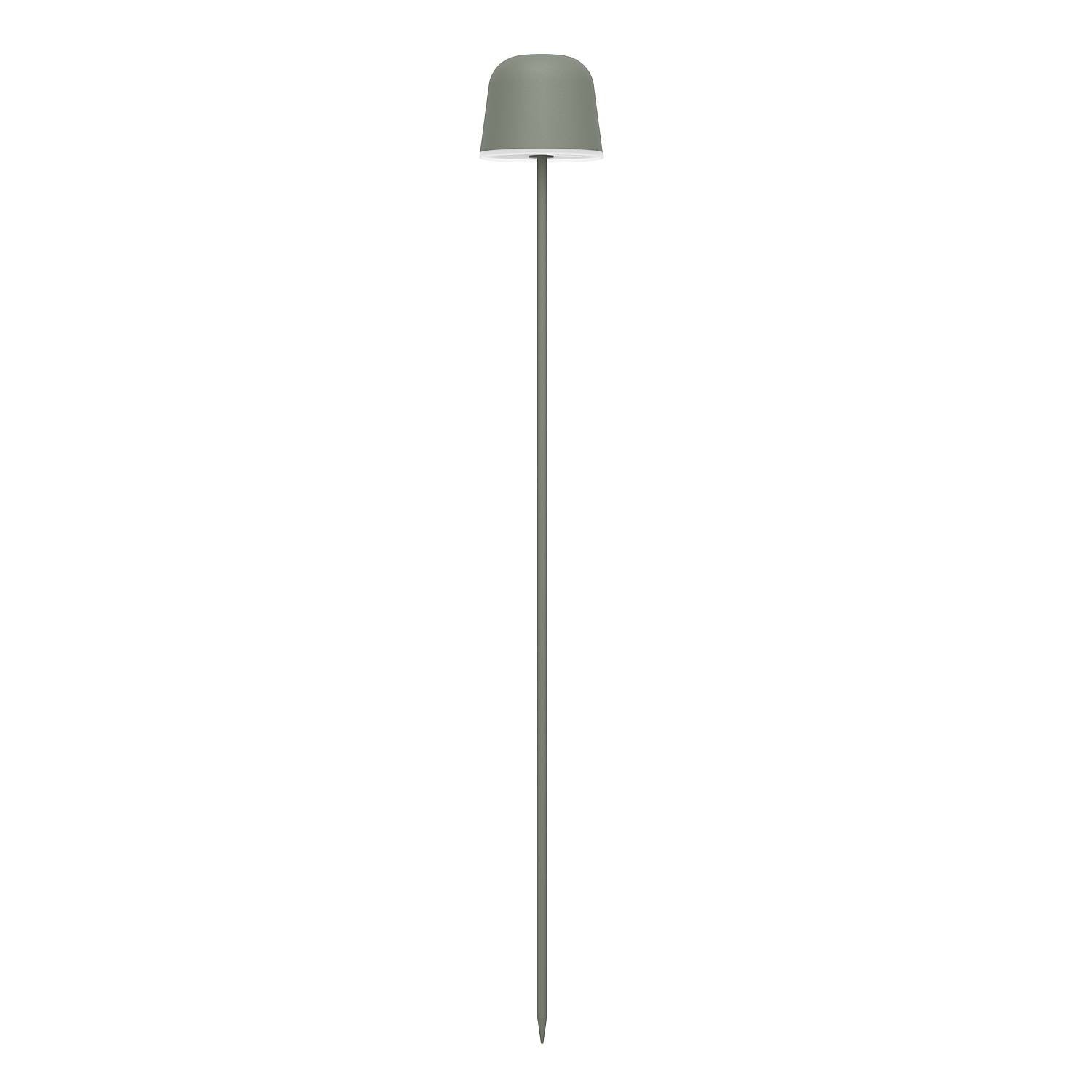 Lampada Ricaricabile Moderna Mannera-S Acciaio Verde Led 1,8W 170Lm Ip54 901939