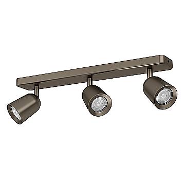 Faretti E Spot Moderno Camaldoli Acciaio Bronzo 3 Luci Gu10 Ip20 Faretti E Spot Moderno Camaldoli Acciaio Bronzo 3 Luci Gu10 Ip20