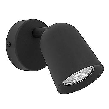 Faretti E Spot Moderno Camaldoli Acciaio Nero 1 Luce Gu10 Ip20 Faretti E Spot Moderno Camaldoli Acciaio Nero 1 Luce Gu10 Ip20