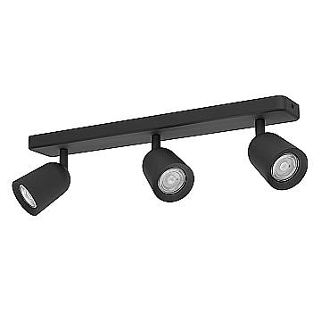 Faretti E Spot Moderno Camaldoli Acciaio Nero 3 Luci Gu10 Ip20 Faretti E Spot Moderno Camaldoli Acciaio Nero 3 Luci Gu10 Ip20