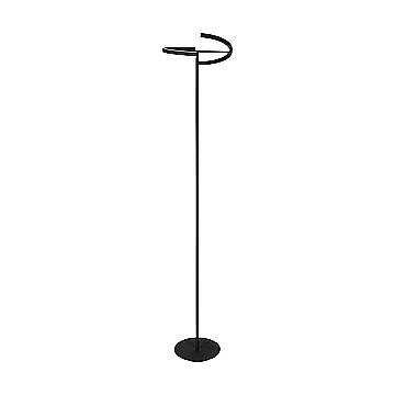 Piantana Industrial Minimal Castelpoto Acciaio Nero 2 Luci Led 8,8W 2000Lm Ip20