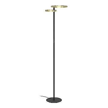 Piantana Minimal Castelpoto 1 Acciaio Ottone 2 Luci Led 28W 1850+1300Lm Piantana Minimal Castelpoto 1 Acciaio Ottone 2 Luci Led 28W 1850+1300Lm