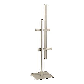 Lampada Scrivania Moderna Trepiliano Alluminio Marrone Led 6,5W 800Lm Ip20