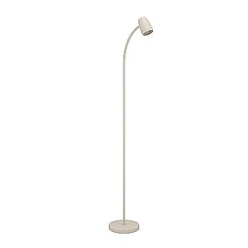 Piantana Industrial Minimal Carlo Acciaio Marrone 1 Luce E14 Ip20