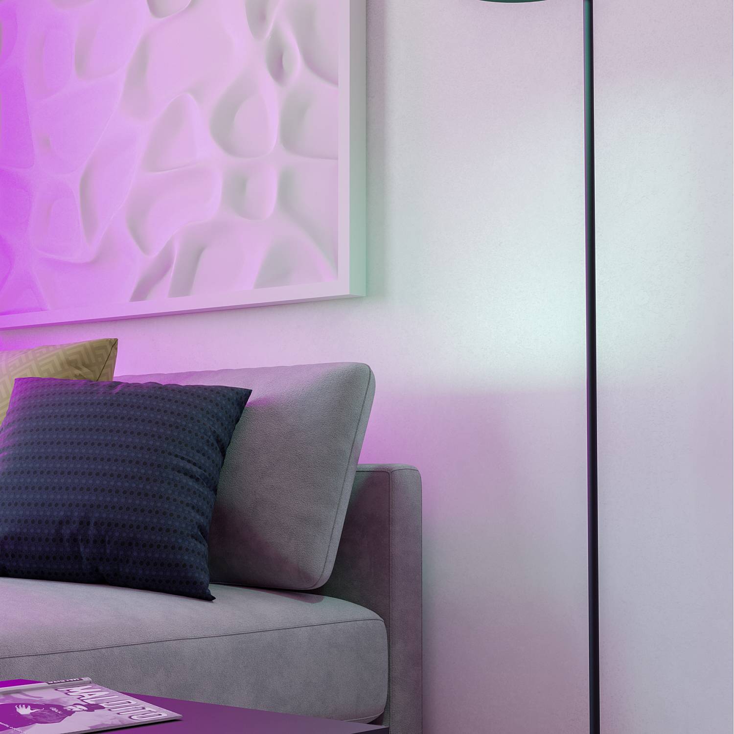Piantana Industrial Minimal Conomavilla-Z Acciaio Nero Led 7,5W 1000Lm Ip20 902186
