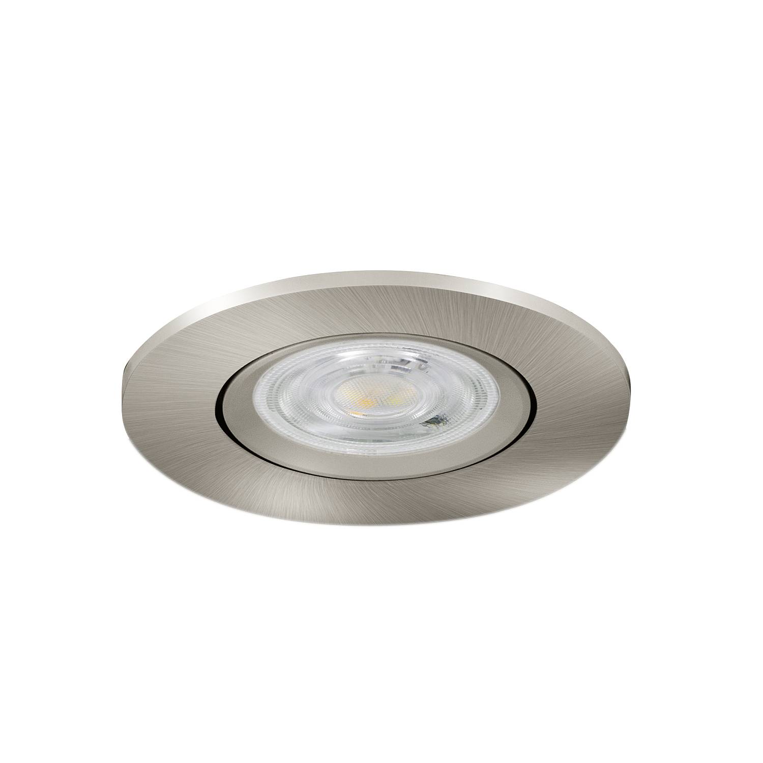 Set 3 Faretti Incasso Barranco Gu10 Plastiche Grigie 1 Luce Gu10 4,5 Ip44 902238