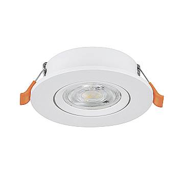 Faretto Incasso Moderno Barranco Plastiche Bianche Led 4,5W 450Lm Ip20