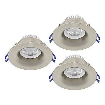 Faretto Incasso Moderno Salabate Alluminio Grigio 3 Luci Led 5W 3X540Lm Ip65 Faretto Incasso Moderno Salabate Alluminio Grigio 3 Luci Led 5W 3X540Lm Ip65