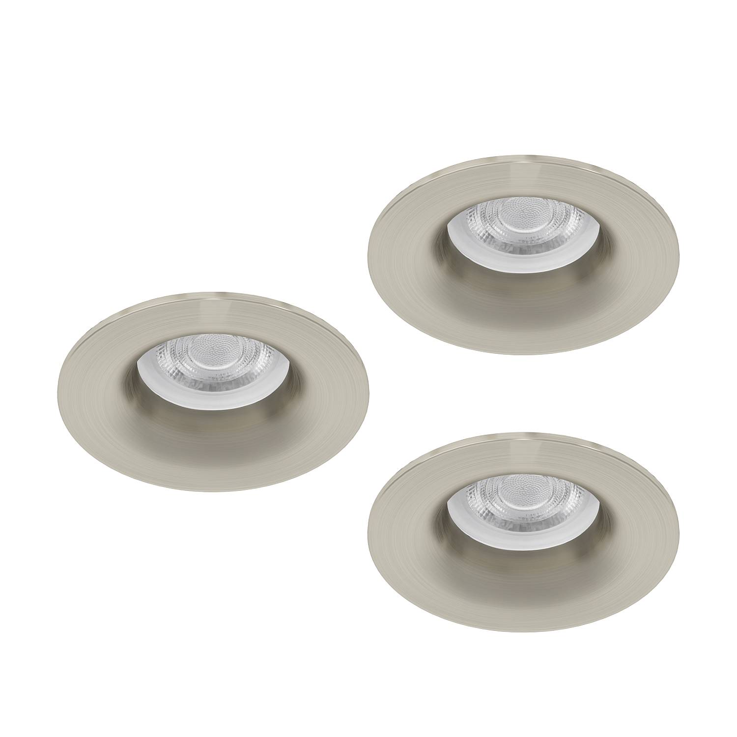 Faretto Incasso Moderno Salabate Alluminio Grigio 3 Luci Led 5W 3X540Lm Ip65 902276