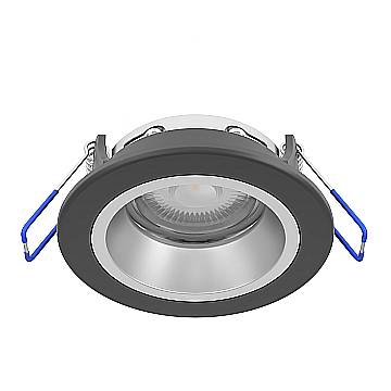 Faretto Incasso Moderno Yebra Plastiche Nere Led 4,8W 450Lm Ip44