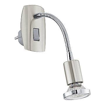 Applique Presa Moderna Mini 4 Acciaio Grigio 1 Luce Gu10 2,8 Applique Presa Moderna Mini 4 Acciaio Grigio 1 Luce Gu10 2,8