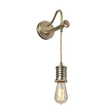 Applique Contemporanea Douille Ottone Antico 1 Luce E27 Applique Contemporanea Douille Ottone Antico 1 Luce E27