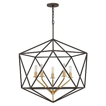 Lampadario Industrial Nordico Astrid Metallo Bronzo Opaco 5 Luci E14 Lampadario Industrial Nordico Astrid Metallo Bronzo Opaco 5 Luci E14