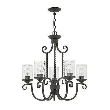 Lampadario Industrial Nordico Casa Alluminio Nero Antico Vetro 5 Luci E27 Lampadario Industrial Nordico Casa Alluminio Nero Antico Vetro 5 Luci E27