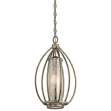 Sospensione Classica Rosalie Acciaio Oro Sterlina 1 Luce E27