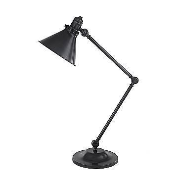 Lampada Scrivania Industrial Nordico Provence Acciaio Bronzo Antico 1 Luce E27