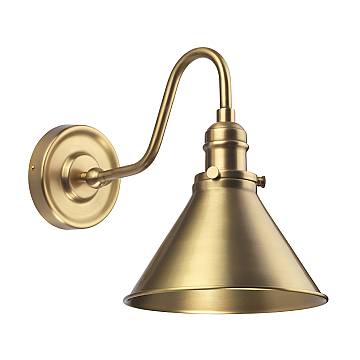 Applique Contemporanea Provence Acciaio Ottone Antico 1 Luce E27 Applique Contemporanea Provence Acciaio Ottone Antico 1 Luce E27