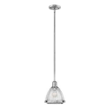 Sospensione Contemporanea Elroy Acciaio Nichel Lucido Vetro 1 Luce E27 Sospensione Contemporanea Elroy Acciaio Nichel Lucido Vetro 1 Luce E27