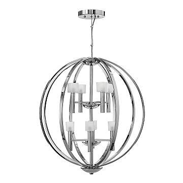 Lampadario Industrial Nordico Mondo Acciaio Cromo Lucido Vetro 8 Luci G9 3 Led Lampadario Industrial Nordico Mondo Acciaio Cromo Lucido Vetro 8 Luci G9 3 Led