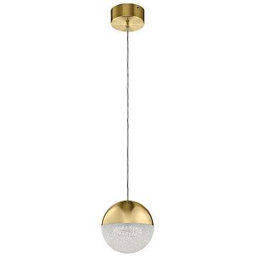 Lampadario Contemporaneo Moonlit Alluminio Oro Champagne Led 20.9W