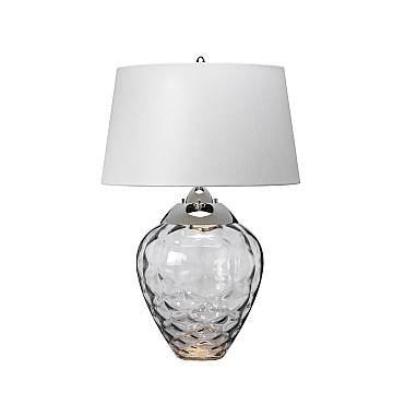 Lampada Da Scrivania Contemporanea Samara Acciaio Nichel Vetro Fumè 1 Luce E27 Lampada Da Scrivania Contemporanea Samara Acciaio Nichel Vetro Fumè 1 Luce E27