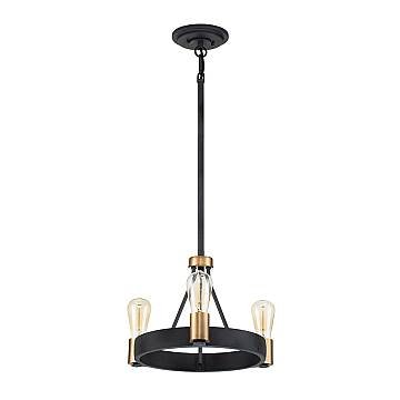 Lampadario Industrial Nordico Silas Acciaio Zinco Antico Ottone 3 Luci E27 Lampadario Industrial Nordico Silas Acciaio Zinco Antico Ottone 3 Luci E27
